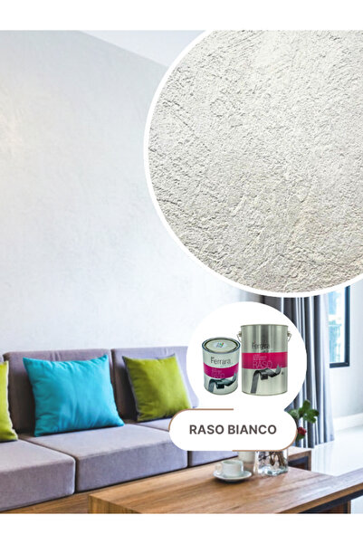 Ferrara Design Vopsea decorativa Raso, Ferrara Design, culoare alba, 1 L