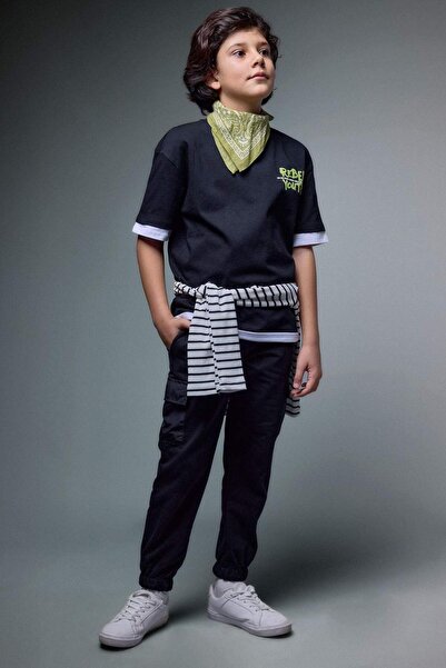 DeFacto Παντελόνι μεγάλου μεγέθους για αγόρια G9733A826SP