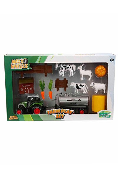 Maxx Wheels Çiftlik Seti - Yeşil Standart