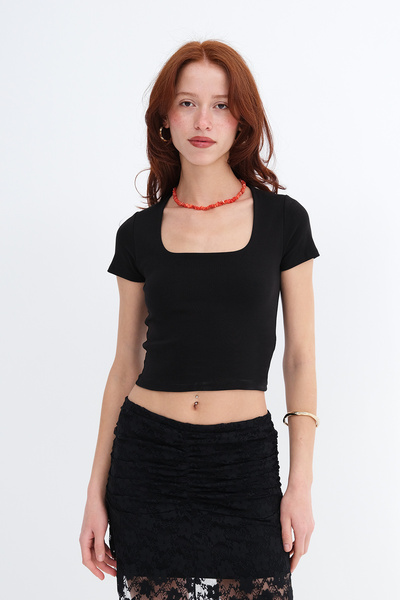 Addax Short Sleeve Basic T-Shirt P3872-T9