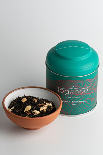 Toganoo Vanilla Veda Chai Masala Vanilyalı Baharatlı Siyah Çay 50 gr