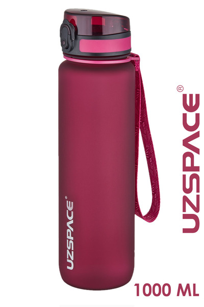 Uzspace 1000 ml Tritan Flask Red