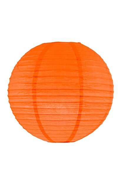 partidolu Çin Feneri Asma Süs Turuncu Renk 35 cm 1 Adet halloween