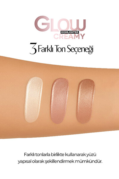 New Well Glow Creamy Highlighter Doğal Işıltılı Krem Aydınlatıcı 30 ML Carnelian 03
