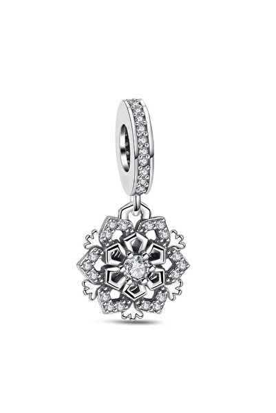 Fubena سحر قلادة ندفة الثلج حجر ساطع