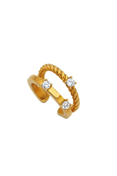 LİNYA JEWELLERY Ikili Kıkırdak Küpe