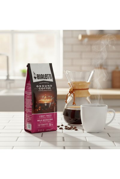 Bialetti Delicato Ground Coffee - 4 Pieces 250 Gr