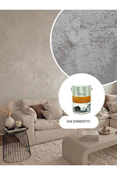 Ferrara Design Vopsea decorativa Via Condotti, Ferrara Design, culoare argint...