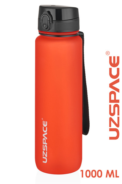 Uzspace Large size 28 cm 1000ml 1 Liter Water Bottle Bpa No Odor Leakage 3038