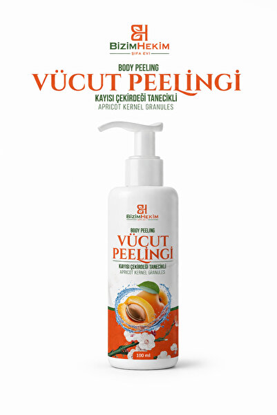 BİZİMHEKİM ŞİFA EVİ BizimHekim Kayısı Çekirdeği Tanecikli Vücut Peelingi Cilt...