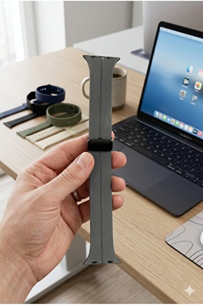 iThink Original Accessories Ithink Silikon Mıknatıslı Akıllı Saat Kordonu 42/...