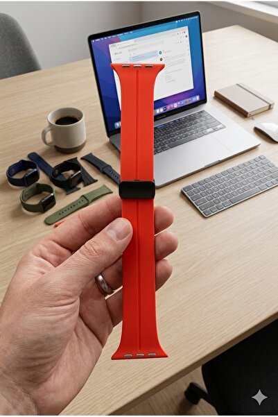 iThink Original Accessories Ithink Silikon Mıknatıslı Akıllı Saat Kordonu 42/...