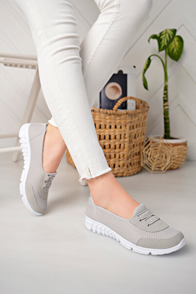 KAYGISIZ AYAKKABI Carefree Grey Mother ортопедични подметки без връзки Ежедне...