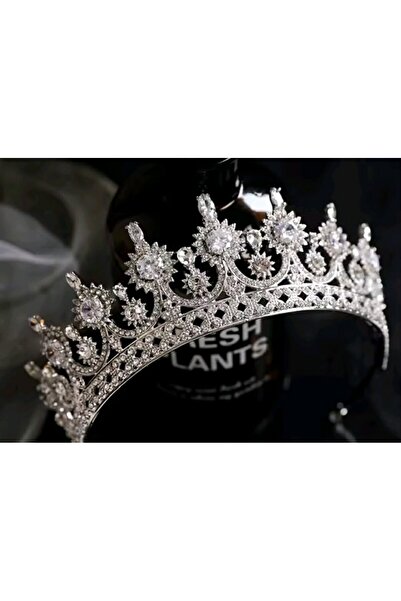 OEM Spectacular crown with Zirconia crystals Cma 216 – tall model for bride, ...
