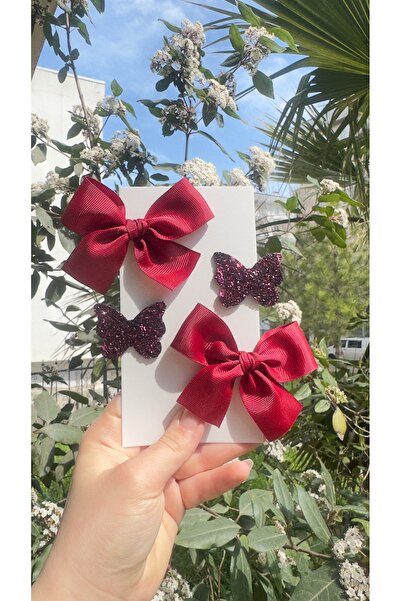 Toka Perisi Σετ κλιπς με κούμπωμα Clara Bordo (μεταλλικό κούμπωμα 5/3 εκ.)