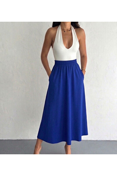 YUSUF CAN KARATAŞ KARATAŞ GİYİM Γυναικεία φούστα με τσέπες, κατάλληλη για χιτ...