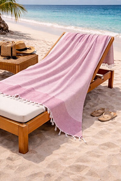 LUNGA VİTA Πετσέτα παραλίας hürrem 100% βαμβάκι, μεγάλου μεγέθους 90x170, πετ...