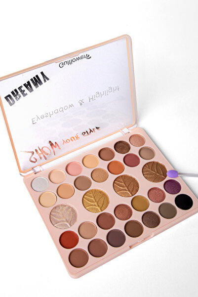 GulFlower لوحة ظلال عيون مقاس 32 بوصة - قطع مريح