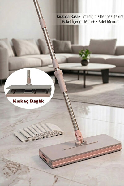 SİHİRLİ MOP Lüx Kıskaçlı Mop Sıkıştırmalı Mop Islak Mendil Ve Tüm Bezler İle ...