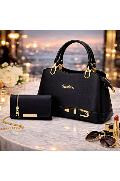 MODAMARKM MODAMARKAM PREMİUM LÜKS KADIN OMUZ ÇANTASI VE CÜZDAN KOMBİNİ