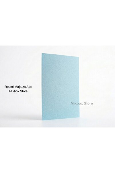 Mix Renkli Kağıt-Açık mavi-1 Adet