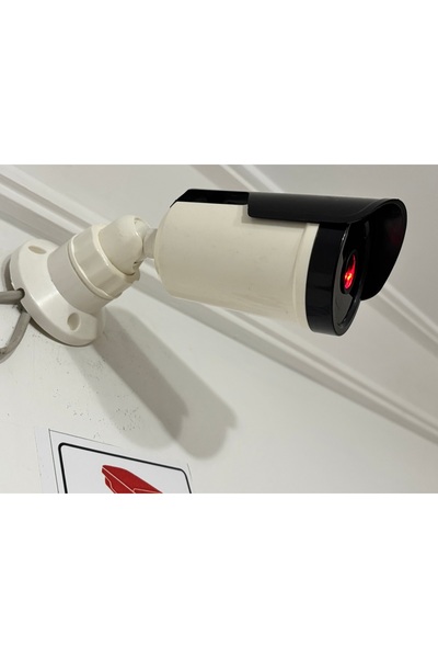 DUNLOP Sahte Kamera Yanıp Sönen Işıklı Açma Kapama Düğmeli Pil Hediye