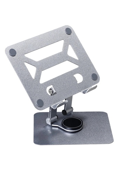 Fogy حامل أجهزة التابلت والآيباد المعدني المحمول لسطح المكتب قابل للتعديل 360...