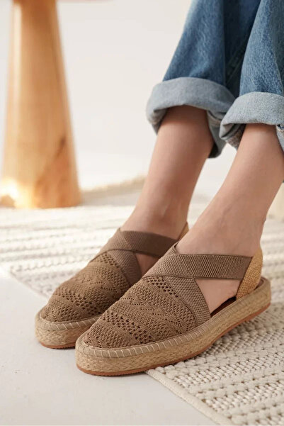 Belinora Women's mink espadrille shoes tr19my01d