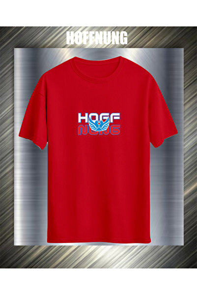 HOFFNUNG Unisex Short Sleeve Round Neck 2Pigeons Printed Solid Color Tshirt