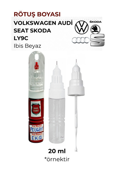 Önder Ticaret Audi LY9C Ibis Beyaz Rötuş Boyası A2 A3 A4 A5 A6 A7 A8 Q2 Q3 Q5 Q7
