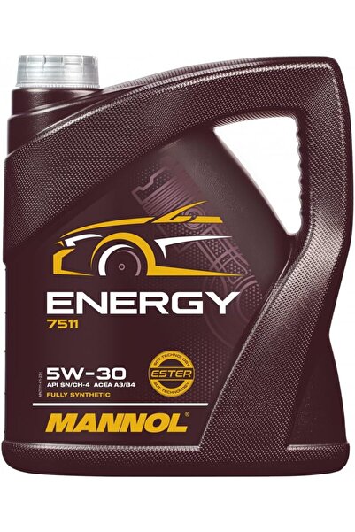 MANNOL HTE - Germany Synthetic Engine Oil (7511 ENERGY 5W-30 4 LTR)