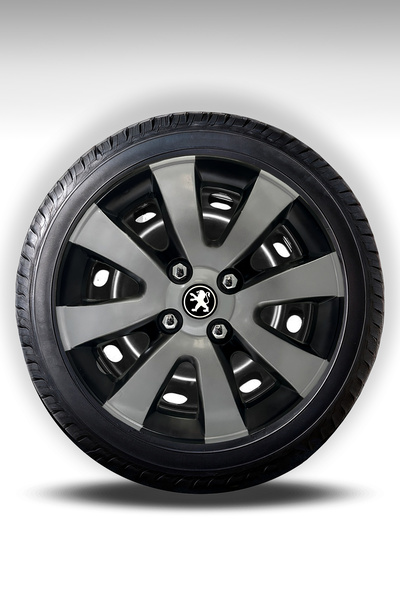 FRWY Peugeot Araçlar İçin Universal 15" inç 4 Adet 1 Takım Jant Kapağı ( 301 ...