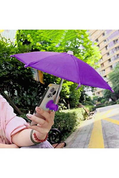 Haziran مظلة هاتف للحماية من الأشعة فوق البنفسجية من إكسسوار، باللون الأرجوان...
