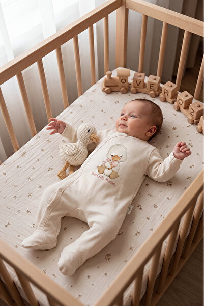 Overoz بدلة أطفال بناتي مطبوعة من ماركة Mother Sweet Mommy مع أزرار كبس، لون ...