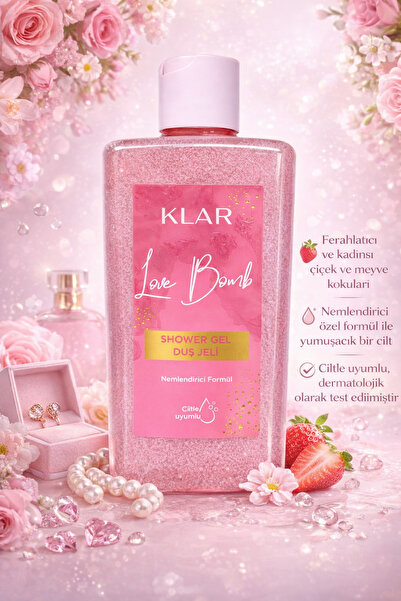 Klar Love Bomb Shower Jel Nemlendirici Formül 500 ml