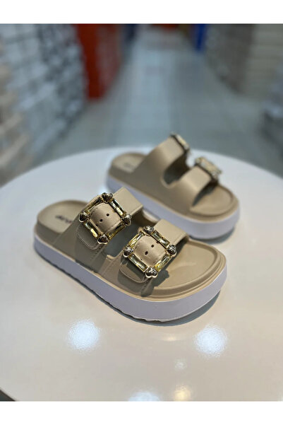 Akınal Bella شبشب نسائي عالي من إيفا ذو نعل مزدوج