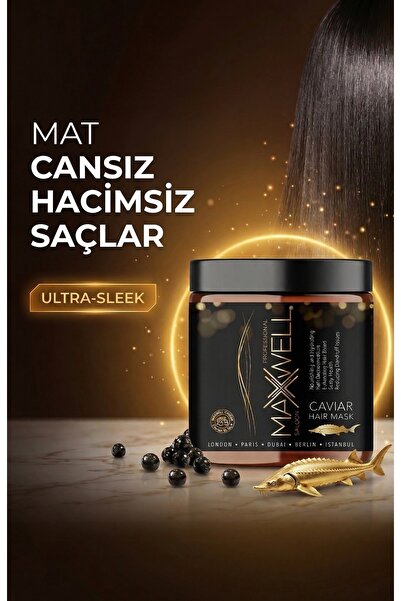 Maxwell Caviar Hair Mask 500 ml Havyarlı Saç Maskesi Hızlı Uzamaya Yardımcı