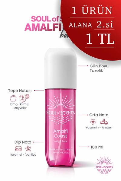 Soul of Scents Amalfi Coast Fruity & Floral Body Mist 180 ml