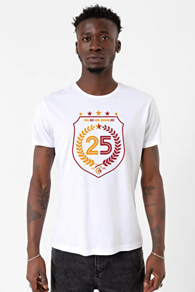 Tshirthane 25 чемпіонство знову за нами Біла чоловіча футболка з велосипедом