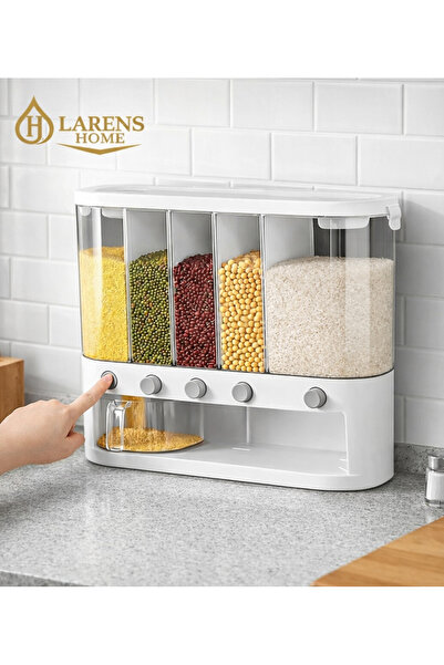 Larens STORE V5 5 Bölmeli Bakliyat Saklama Kabı