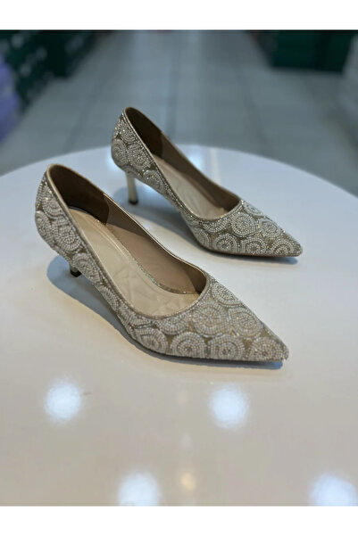 Alphus Pantofi cu toc pentru femei Serrace Pearl Chic