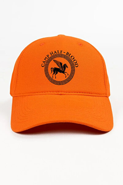 Tshirthane Оранжева шапка от лагера „Неполукръвна“