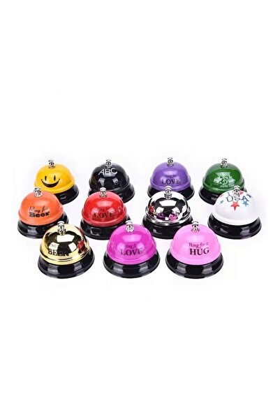 KAVİR Ring For A Kiss Masa Zili, Metal Resepsiyon Zili, Zil, Çan