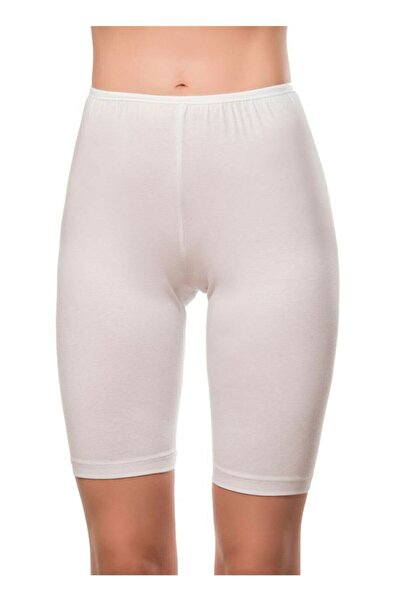 VALUE سروال داخلي نسائي طويل من القطن مضاد للانزلاق