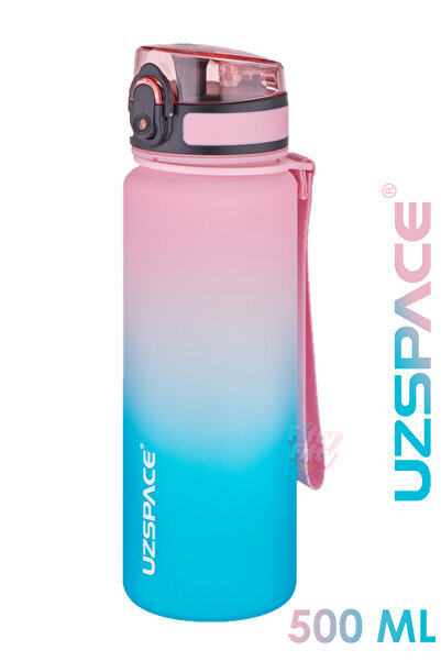 Uzspace 500 ml Double Color Softtouch Ff Collection Tritan Water Bottle Water...