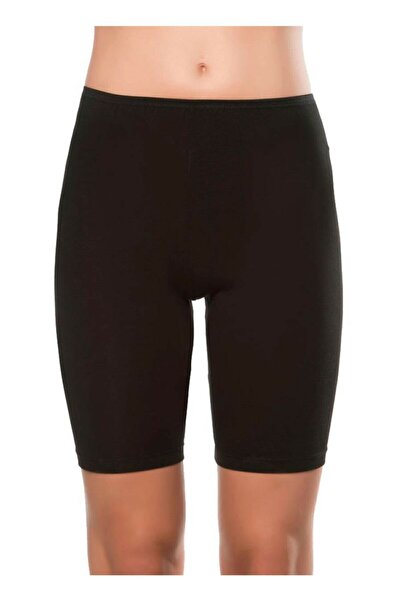 Genel Markalar Kadın Paçalı Tayt Külot Siyah