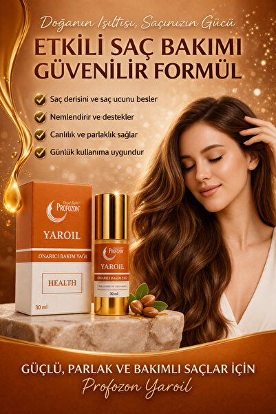 Ozon Yağı – Saç Derisi ve Saç Ucu Bakımı | Nemlendirici ve Canlandırıcı Formül 30 ml