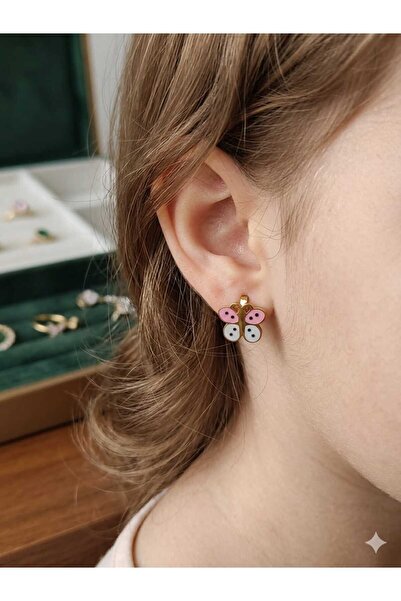FOR YOU TAKI by Ezgi Hypoallergenic Surgical Steel Butterfly Anti-Tarnish Chi...