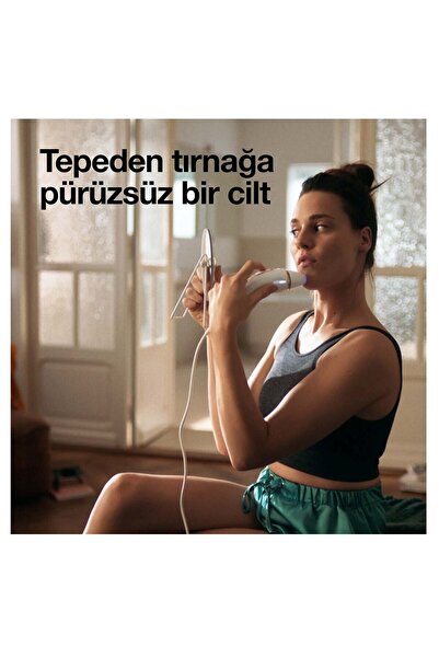 Braun Evde Lazerle Tüy Alma, Mini Yüz Tüy Alma Cihazı, 2 Başlık