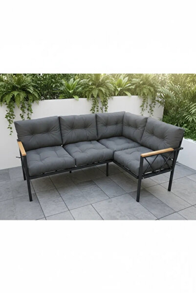 adımshops miami Köşe Koltuk Takımı , 2+2 Balkon-bahçe-çay Seti-mutfak Köşesi